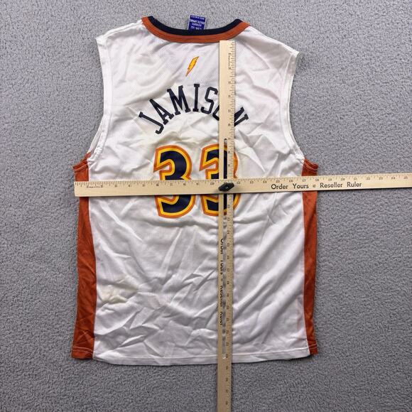 VTG Golden State Warriors Jersey Youth Large Antawn Jamison #33 NBA Champion - Picture 8 of 16